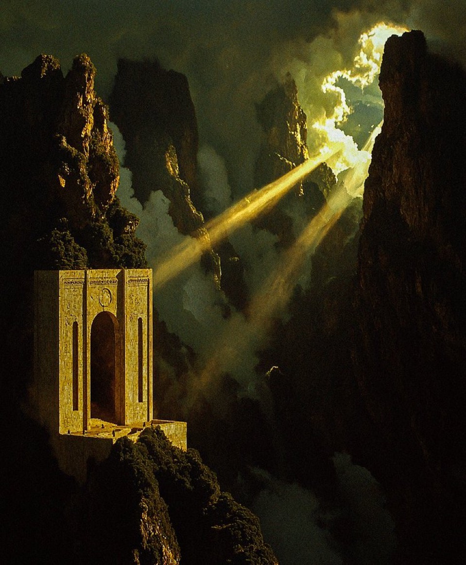 Wanderer in the mist